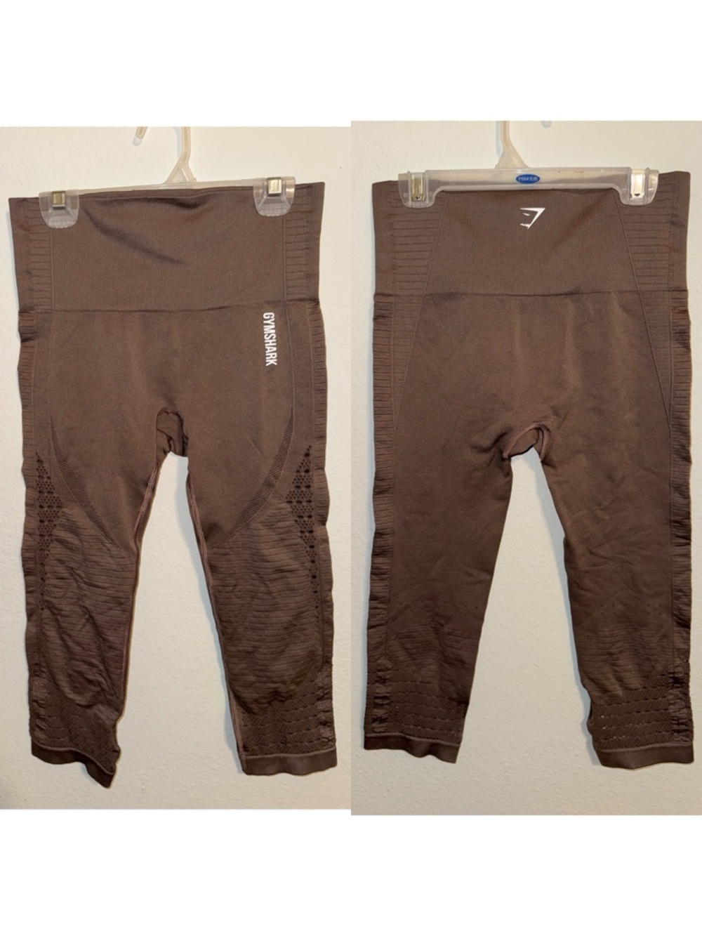 Gymshark Kids Brown Seamless High-Waist Leggings